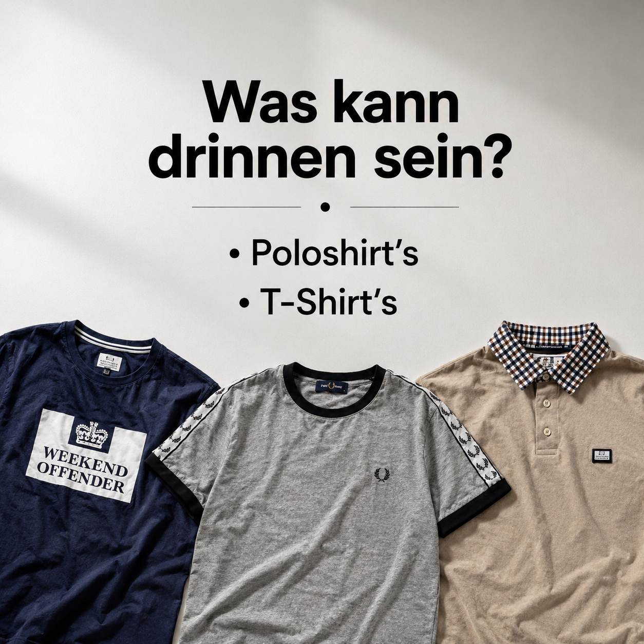 Casual Polo/T-Shirt Mystery Box (2–5 Artikel)